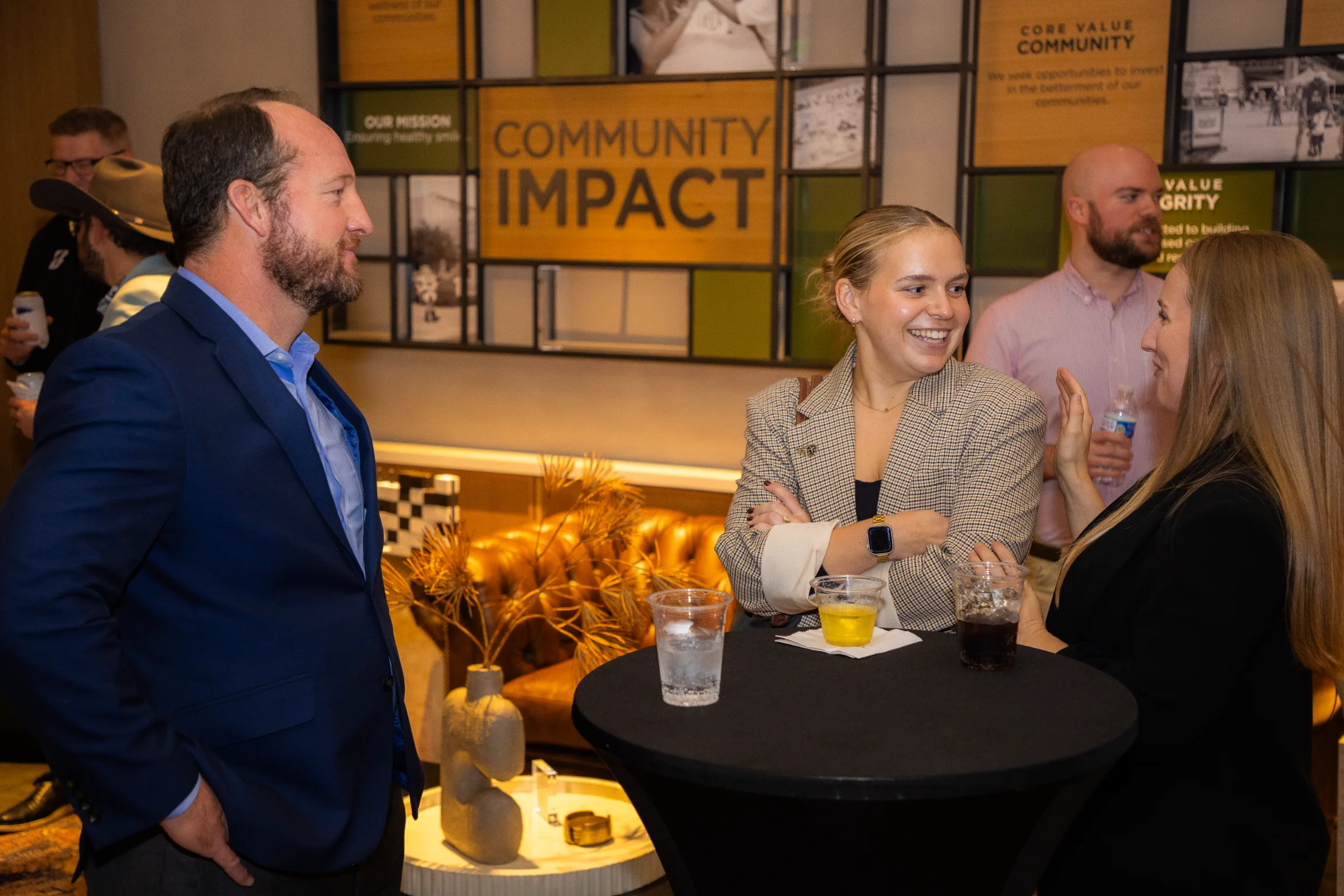 Keynote speaker at corporate conference