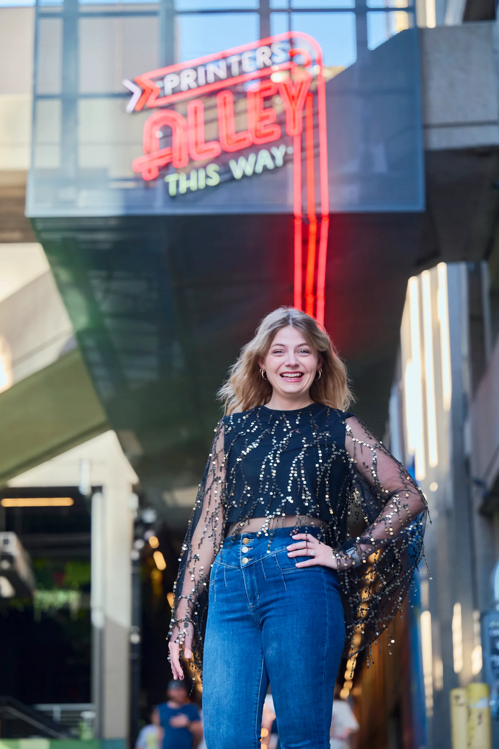 Nashville skyline view